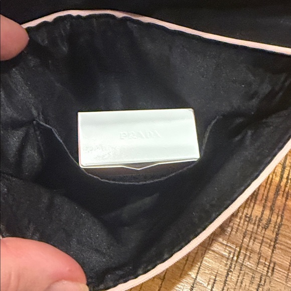 Prada Pink and Black Beauty Clutch 2 pieces bundle - Picture 6 of 9